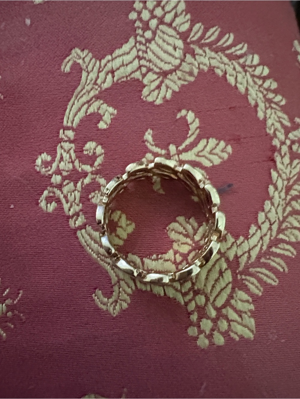 Women's Gold Link Chain Band Ring